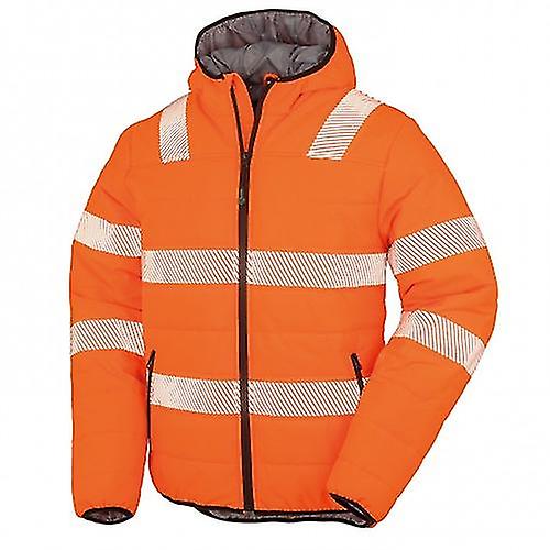 Result Genuine Recycled Mens Ripstop Safety Padded Jacket