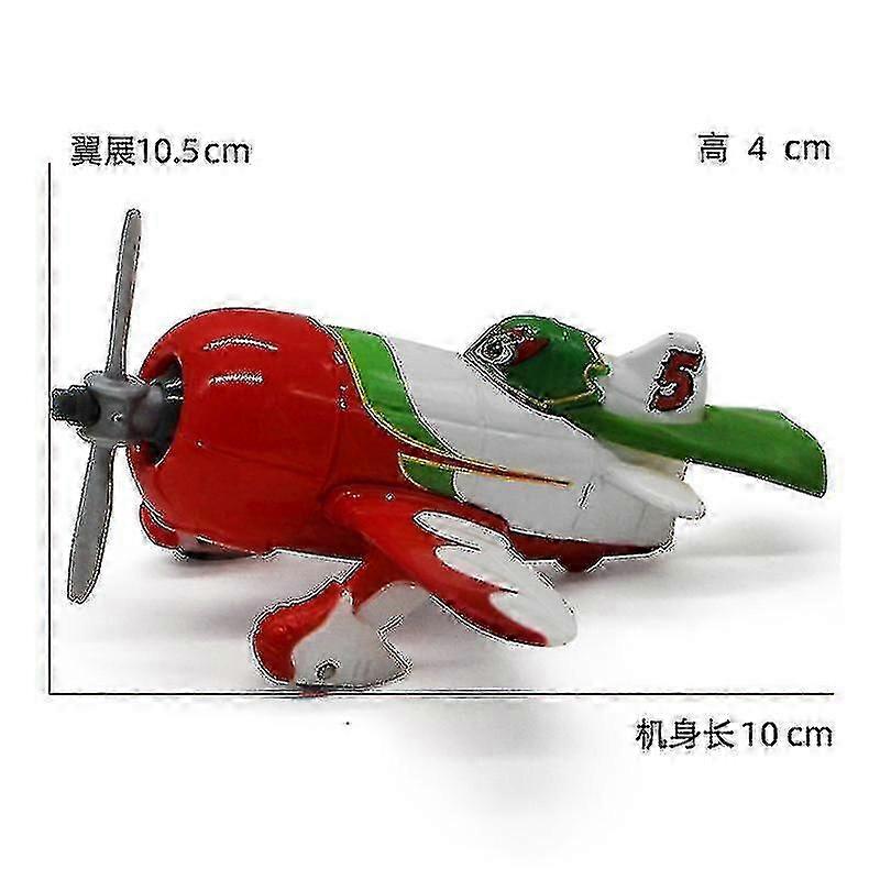 Smallbee Compatible 1:55 Scale Airplane Model of a Jetstream Character from an Animated Film with Dusty Strut Design