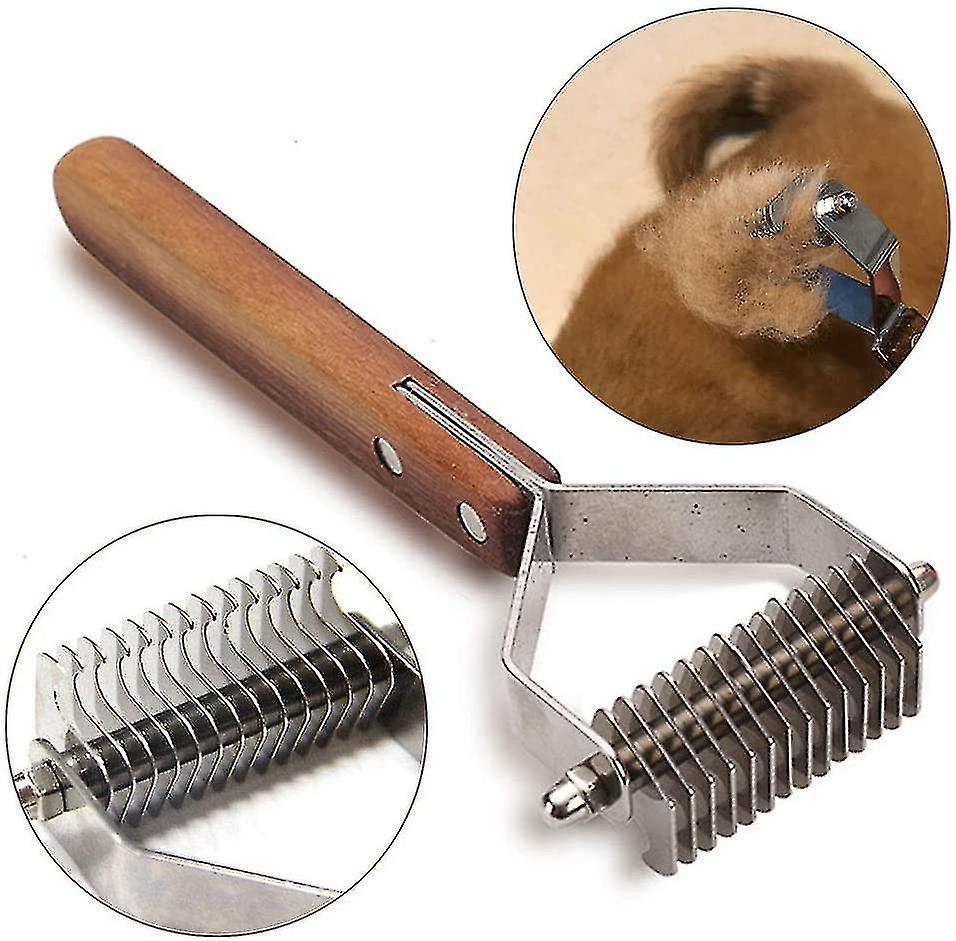 Undercoat Brush Curry Comb Trimmer til hunde