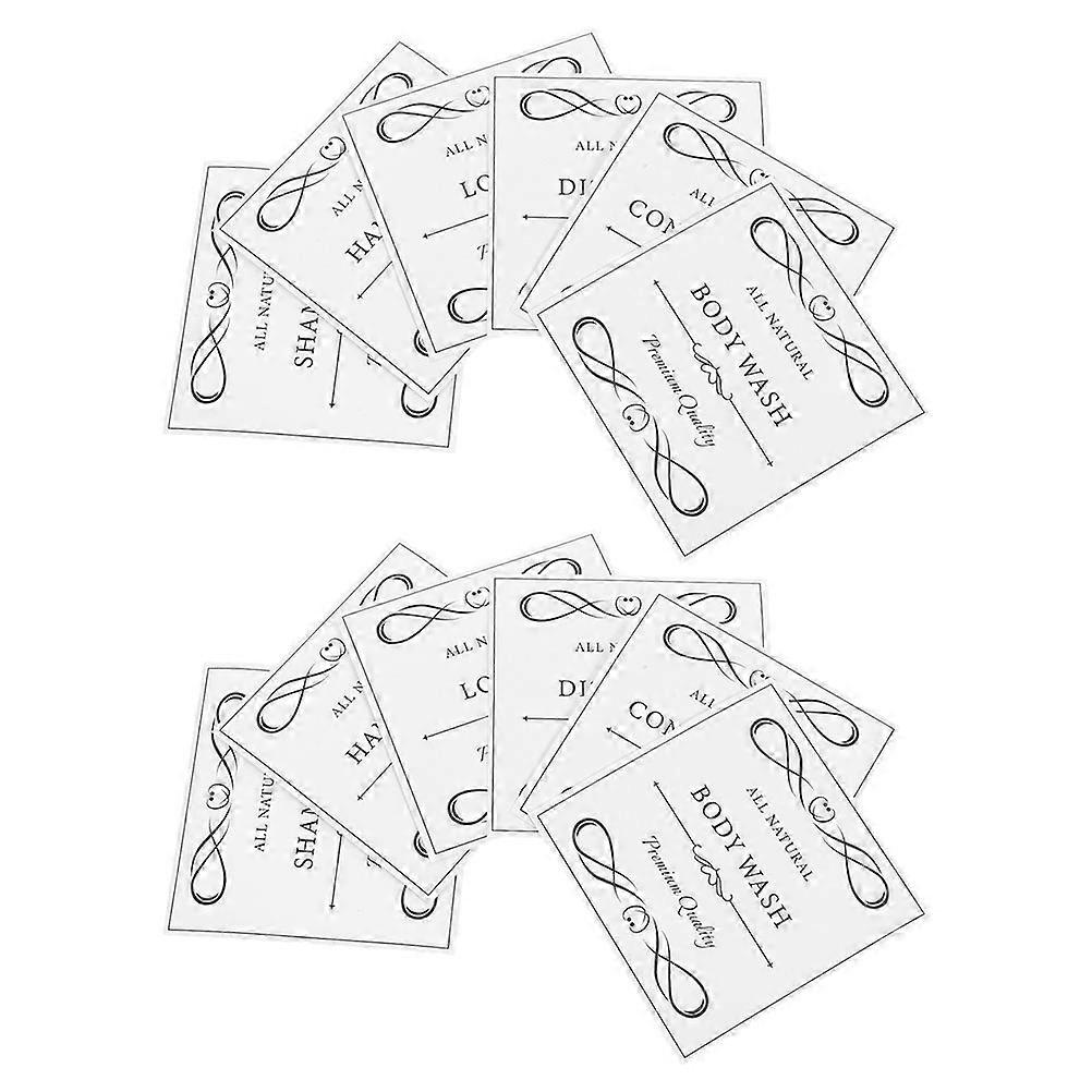 Bathroom Container Labels, Waterproof and Versatile for Everyday Use