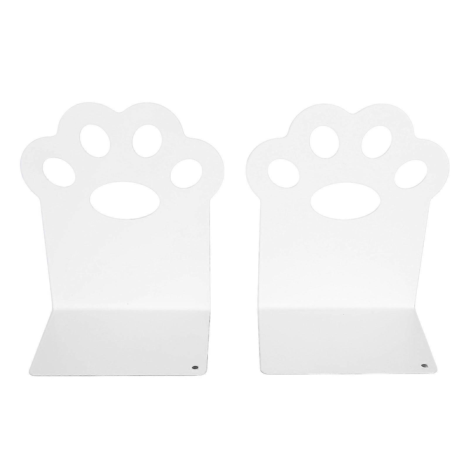 2025年最新モデルメタルブックエンド漫画猫爪装飾オーガナイザーデスク