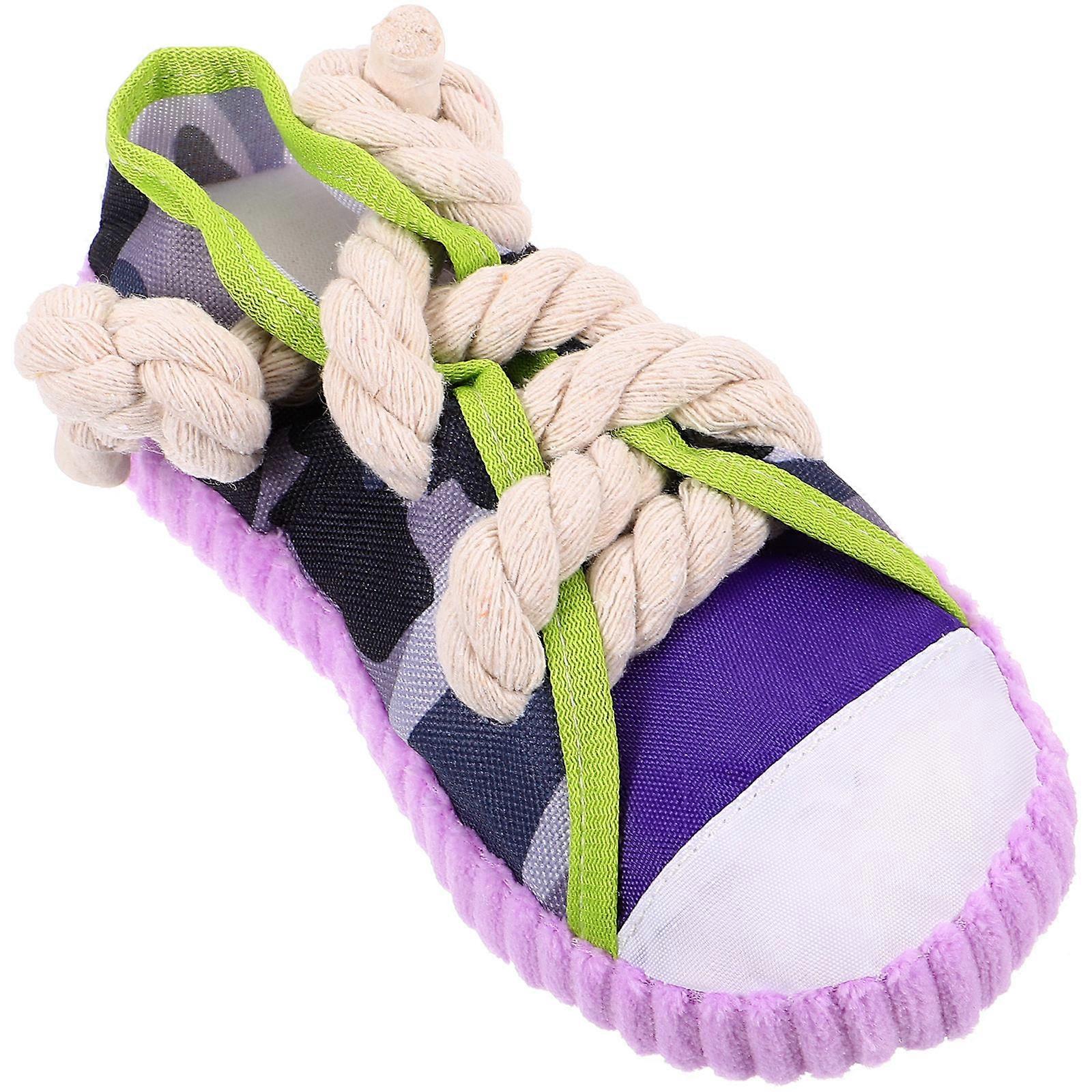 Funny Shoe Shaped Dog Chew for Durable, Safe Teething & Teeth Cleaning Playtime