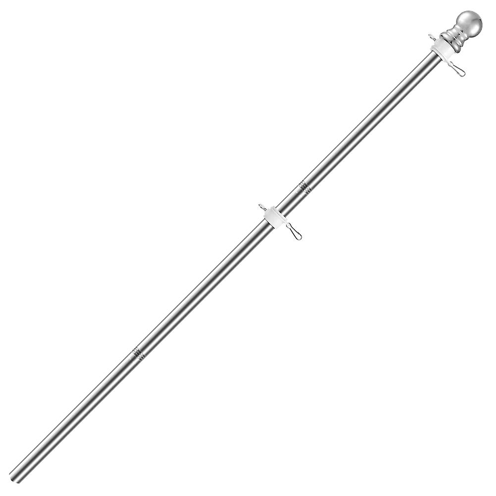 Rustproof Stainless Steel Wall Mount Flagpole for Porch, Garden, and Outdoor Use – Durable, Height Adjustable, and Rotating Design