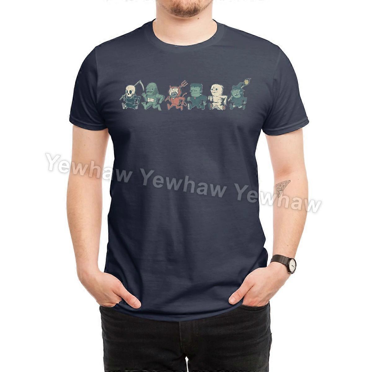 Monster Parade T-Shirt Halloween characters skeleton creature