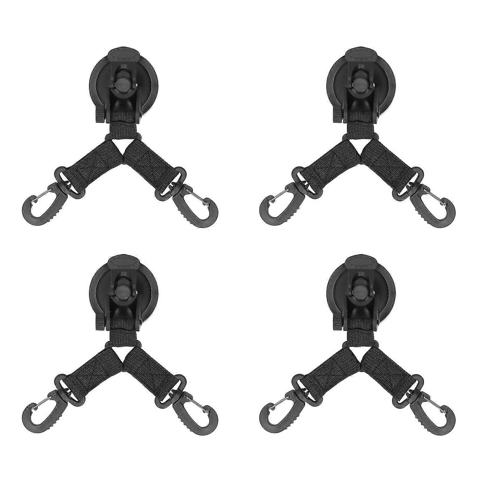 4PCS Heavy Duty Suction Cup Hooks for Camping Tent Outdoor Use
