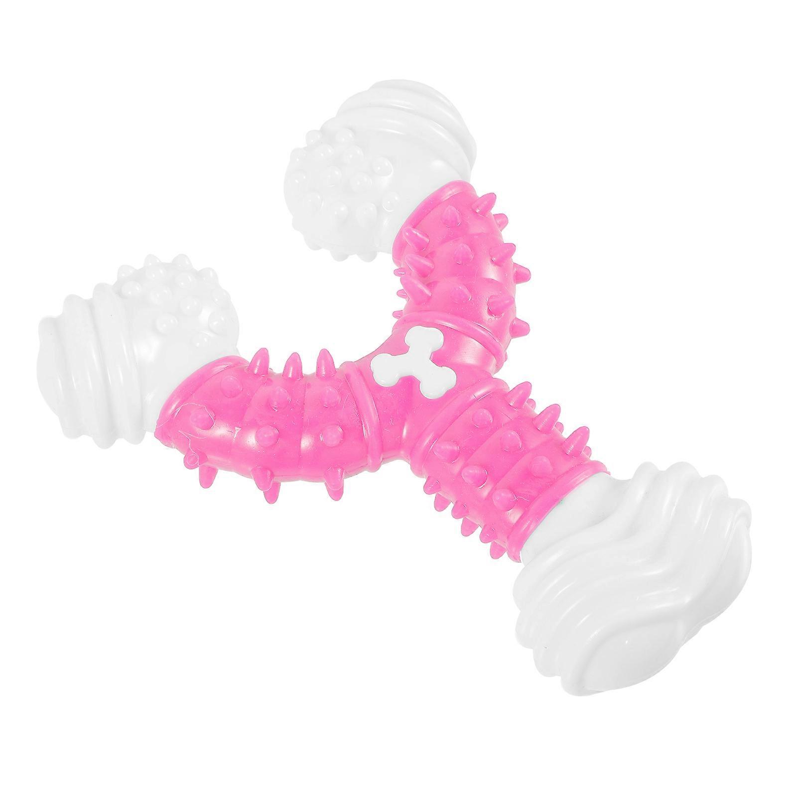 Teething Toys for Dogs Shape Dog Toy Rosy 12x10cm Daily Use 1Set