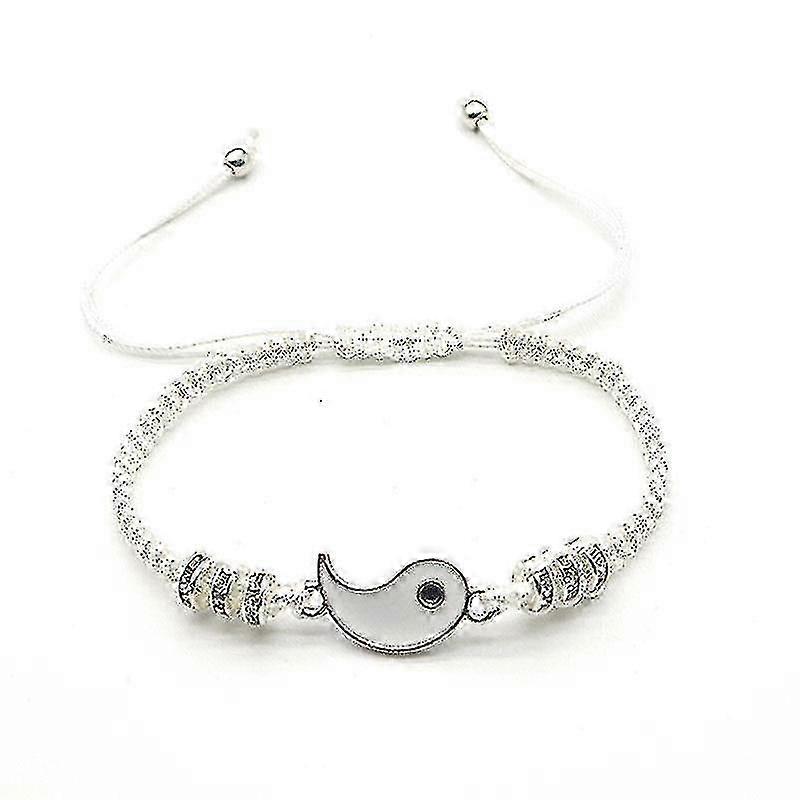 Hematite Leather Cord Braided Chain Bracelet Suitable for Various Styles and Occasions