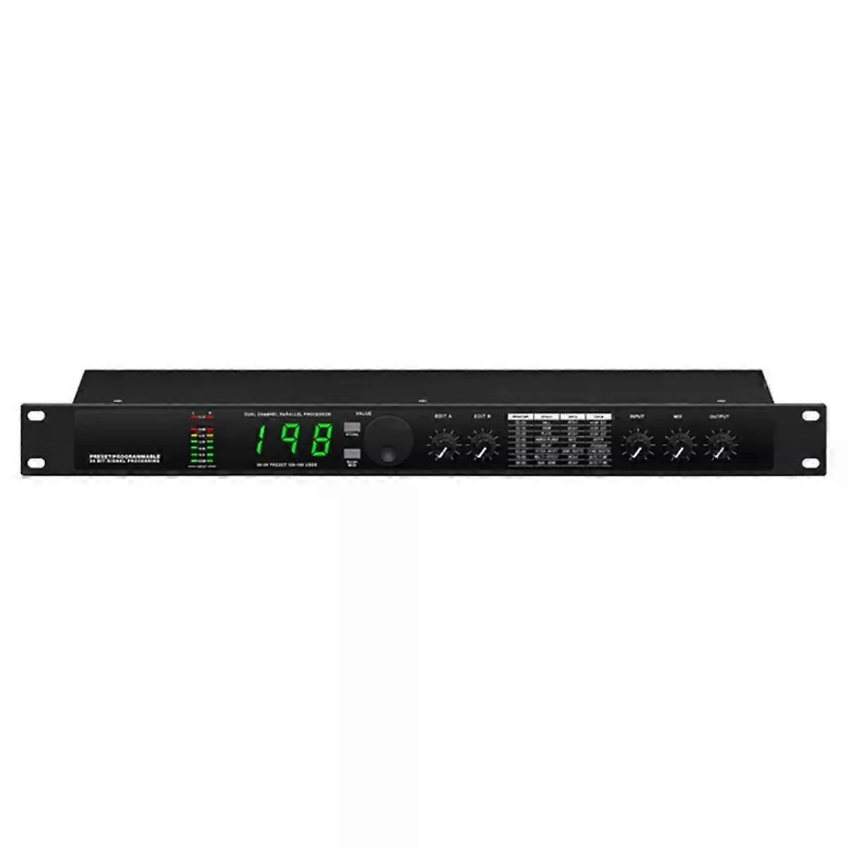 Professional Digital Reverberation Multi Effect DSP Processor Audio Processor Equalizer EU PLUG