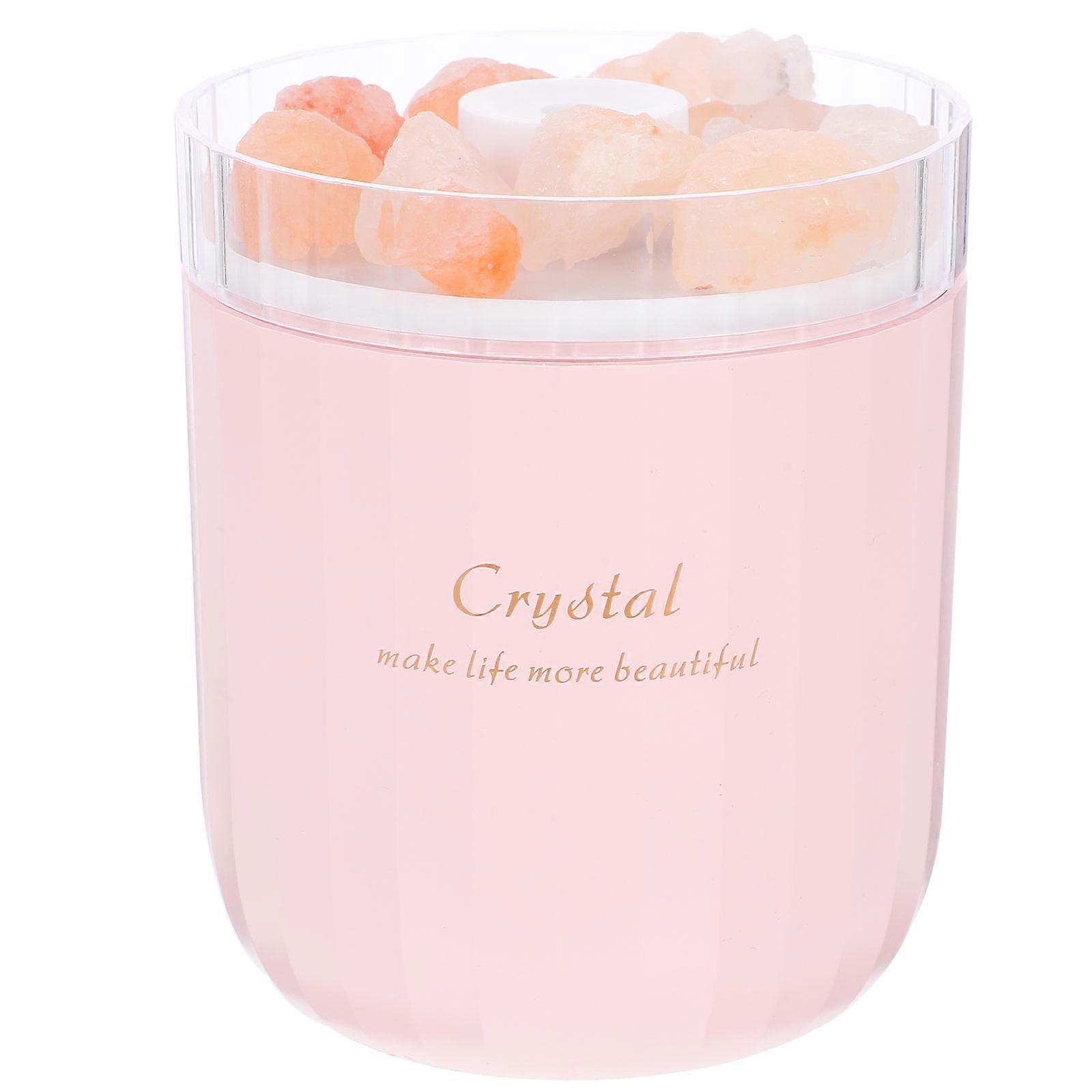 Bedside Humidifiers For Nightstand Aromatherapy Diffuser Room Indoor Use Square Crystal Salt 1Set
