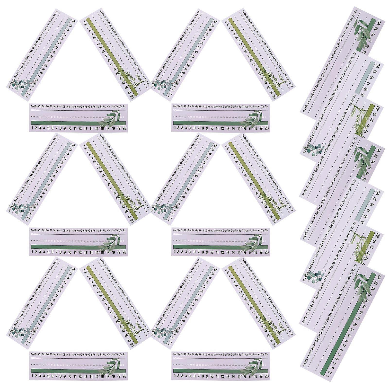 Desk Nameplates for Classroom with Decorative Function 60 Sheets