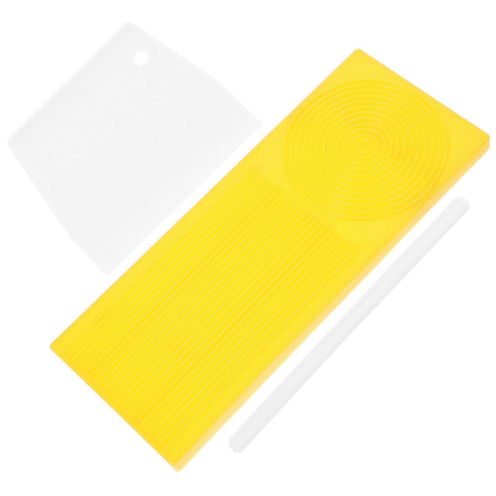 Gnocchi Board Kitchen Tool for Pasta Making 1Set Plastic Yellow