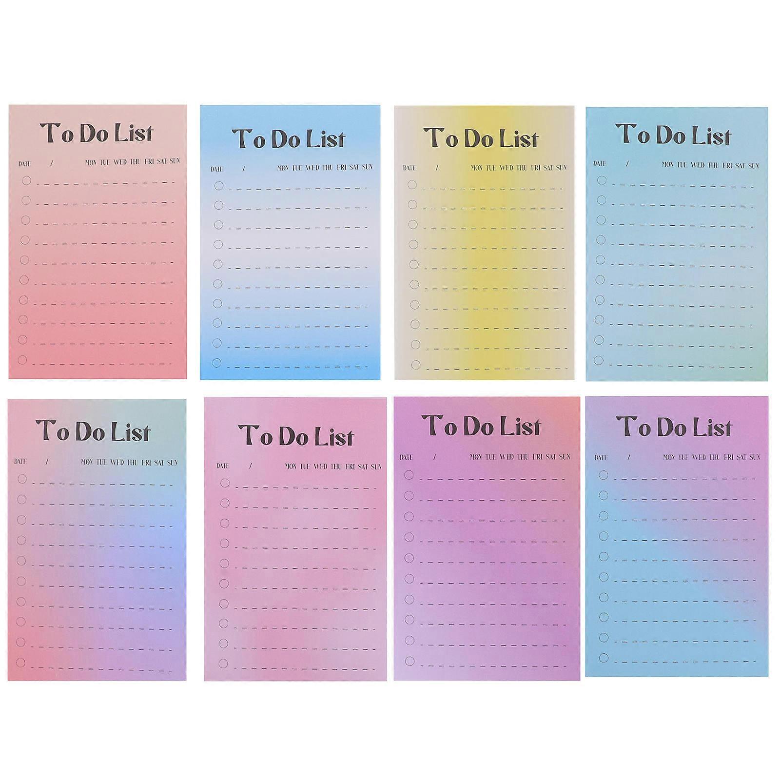 Fluorescent Self Adhesive Note Pads for Office, Home & School – Removable Memo Stickers for & Reminders