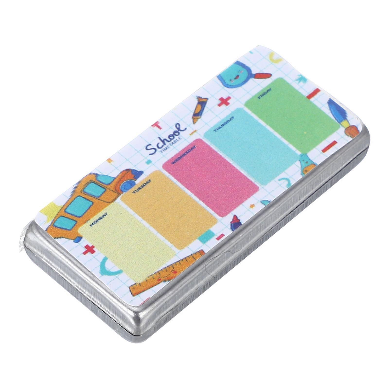 Miniature Pencil Case Miniature Things Dolls House Decor Rectangular 1Set