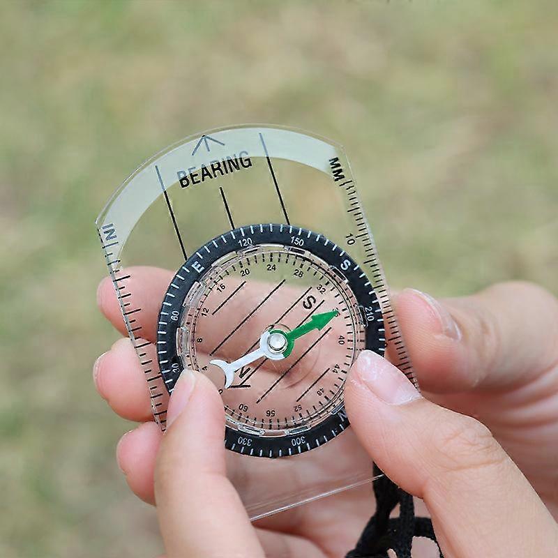 Outdoor Professional Mini Compass Map Scale Ruler Multifunctional Equipment