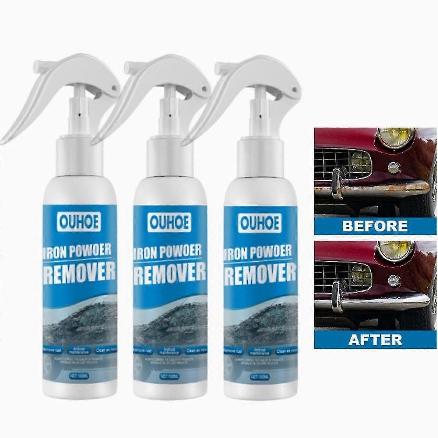 1-3PCS Car Rust Removal Spray Multi-Purpose Rust Remover Inhibitor Derusting Spray