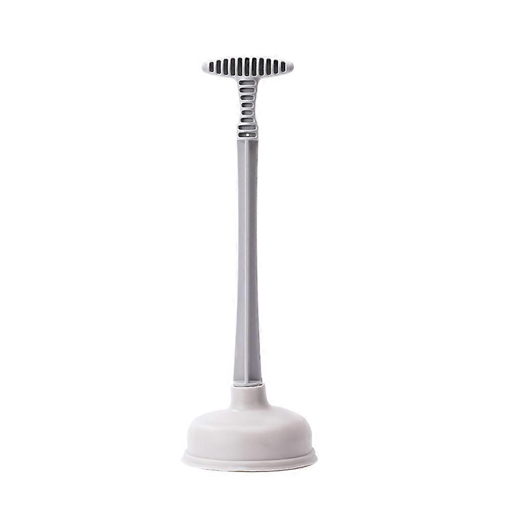 2pcs Practical Suction Clog Remover for Home & Office Grey Sanitary Sewer Cleaning Tool for Toilets & Drains with Comfortable Grip