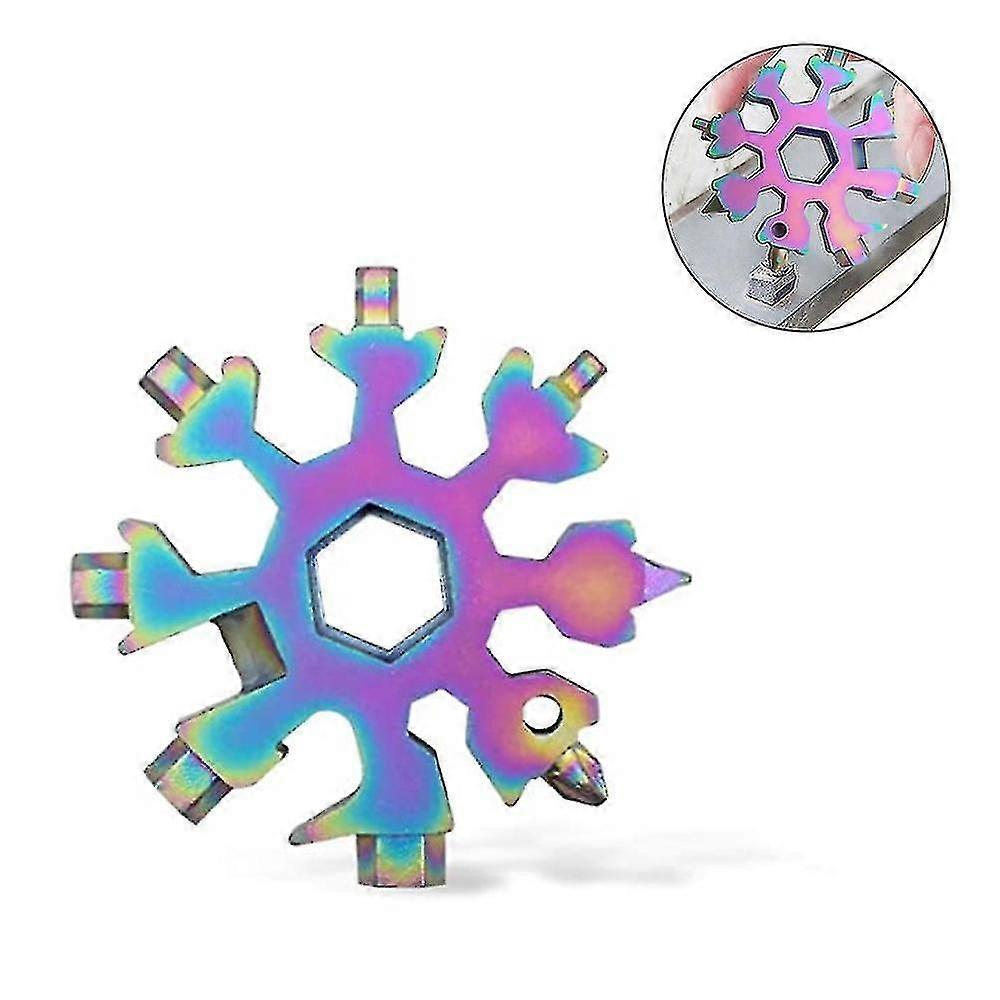 2025 Latest Model Snowflake Multi Tool, Snowboarding Screwdriver Compact