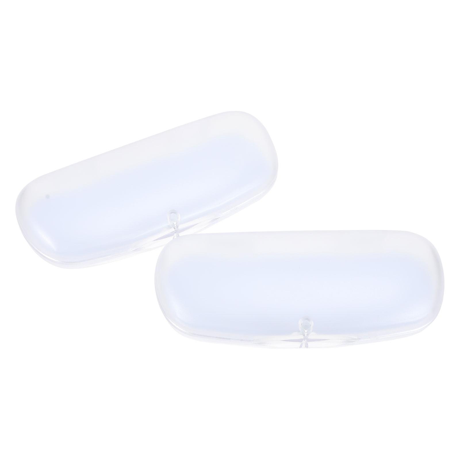Eyeglasses Holder Simple Eyeglasses Cases Protect From Collisions PVC 2Pcs