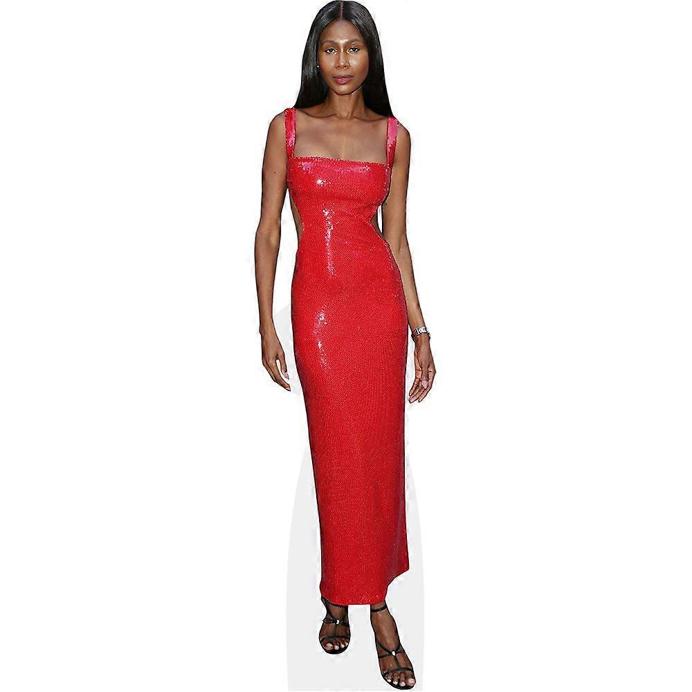 Kiki Barth (Red Dress) Cardboard Cutout (lifesize OR mini size). Standee. Stand Up.