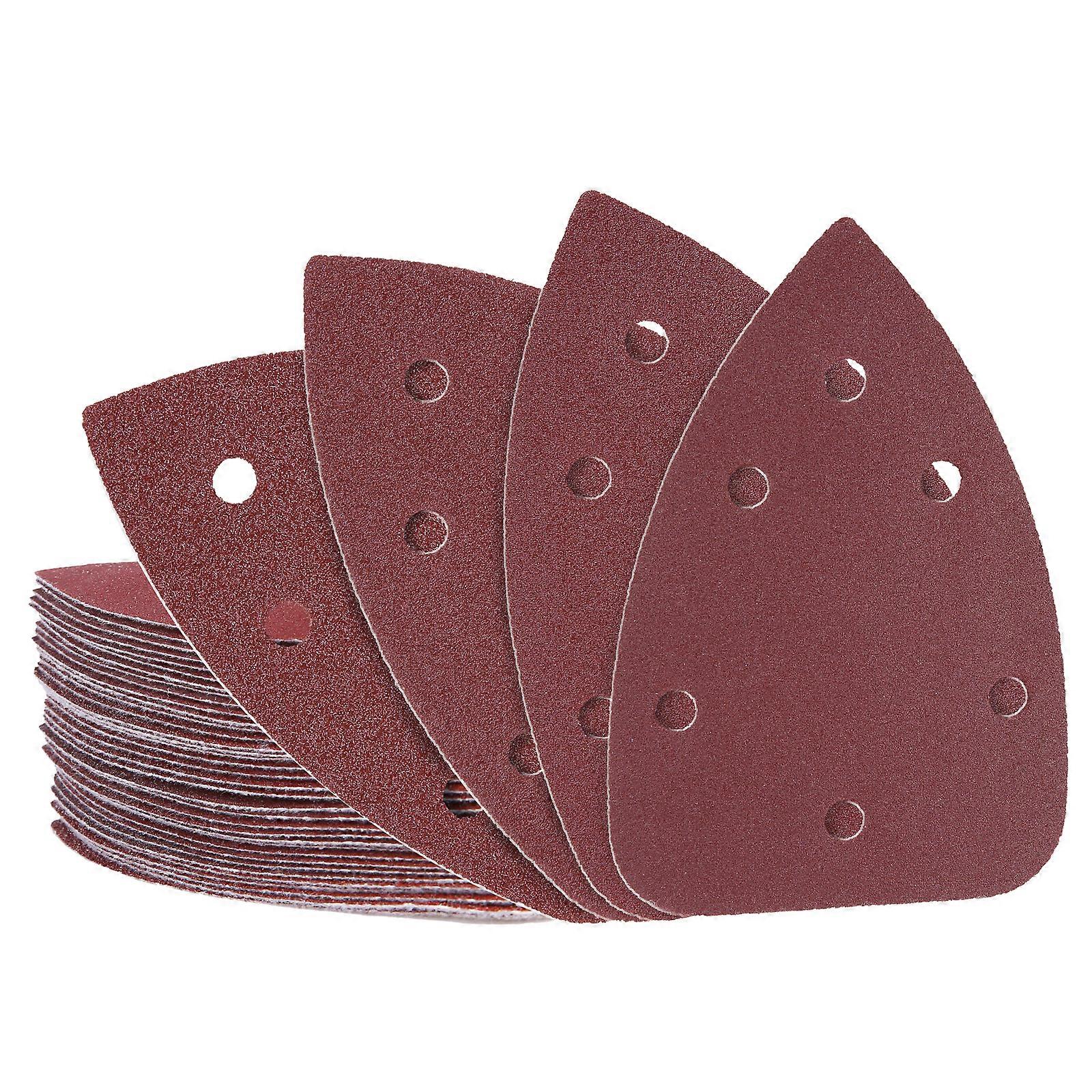 Detail Sanding Paper Kit 140x100mm Mouse Sandpaper with 6 Holes 40pcs Assorted Grits for Precision Woodworking and Automotive Use