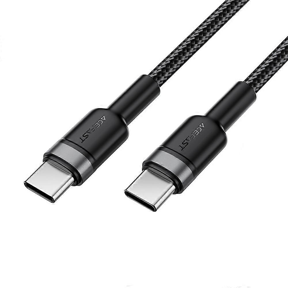 ACEFAST C22-03 1.2m USB-C to USB-C Aluminum Alloy Braided Charging Cable 60W Fast Charge Data Cord