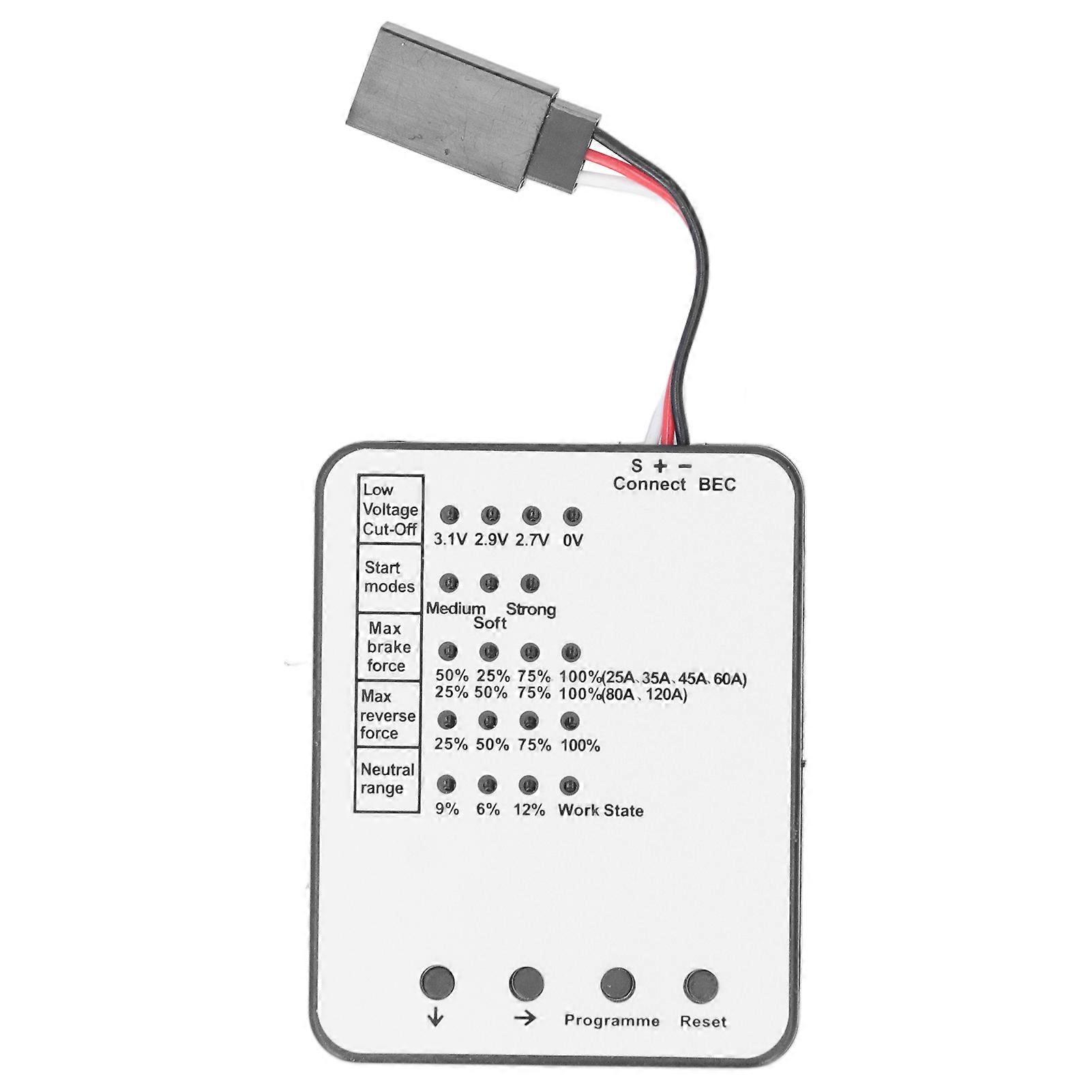 Programming Card RC Car Programming Card LED Program Card ESC Programming Card For ZD Racing