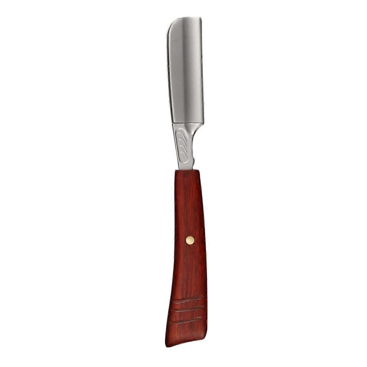Vintage Wooden Handle Razor for Men, Manual Shaving Tool with Creative Design for Beard and Haircuts, Quality Craftsmanship for Use