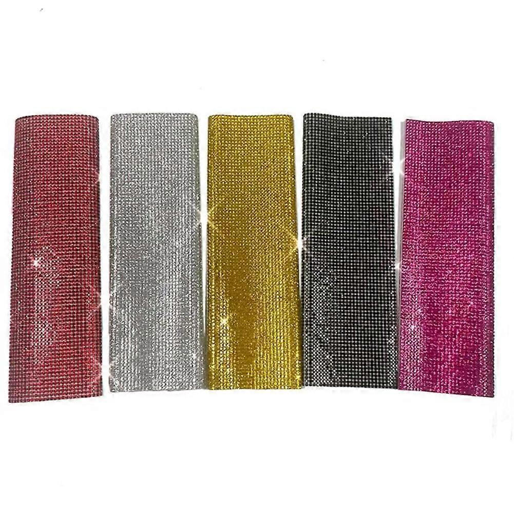 Sparkly Glitter Rhinestone Microphone Grip Case for TV Shows and Most Wireless Microphones Multicolor