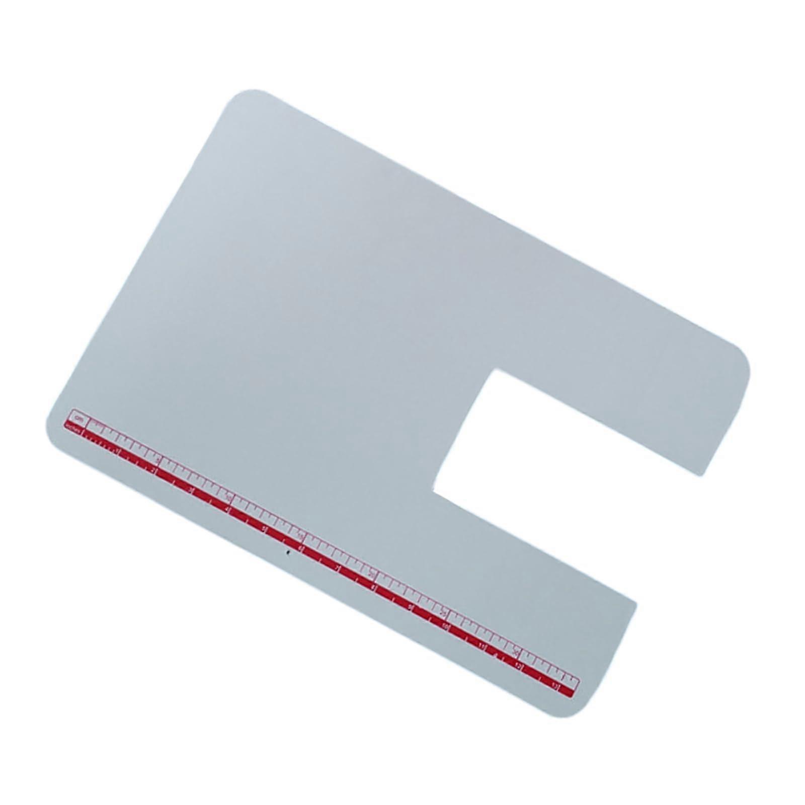 Multifunctional Sewing Machine Table Extension Plate Easy Installation Sewing Accessory for Seamless Integration White