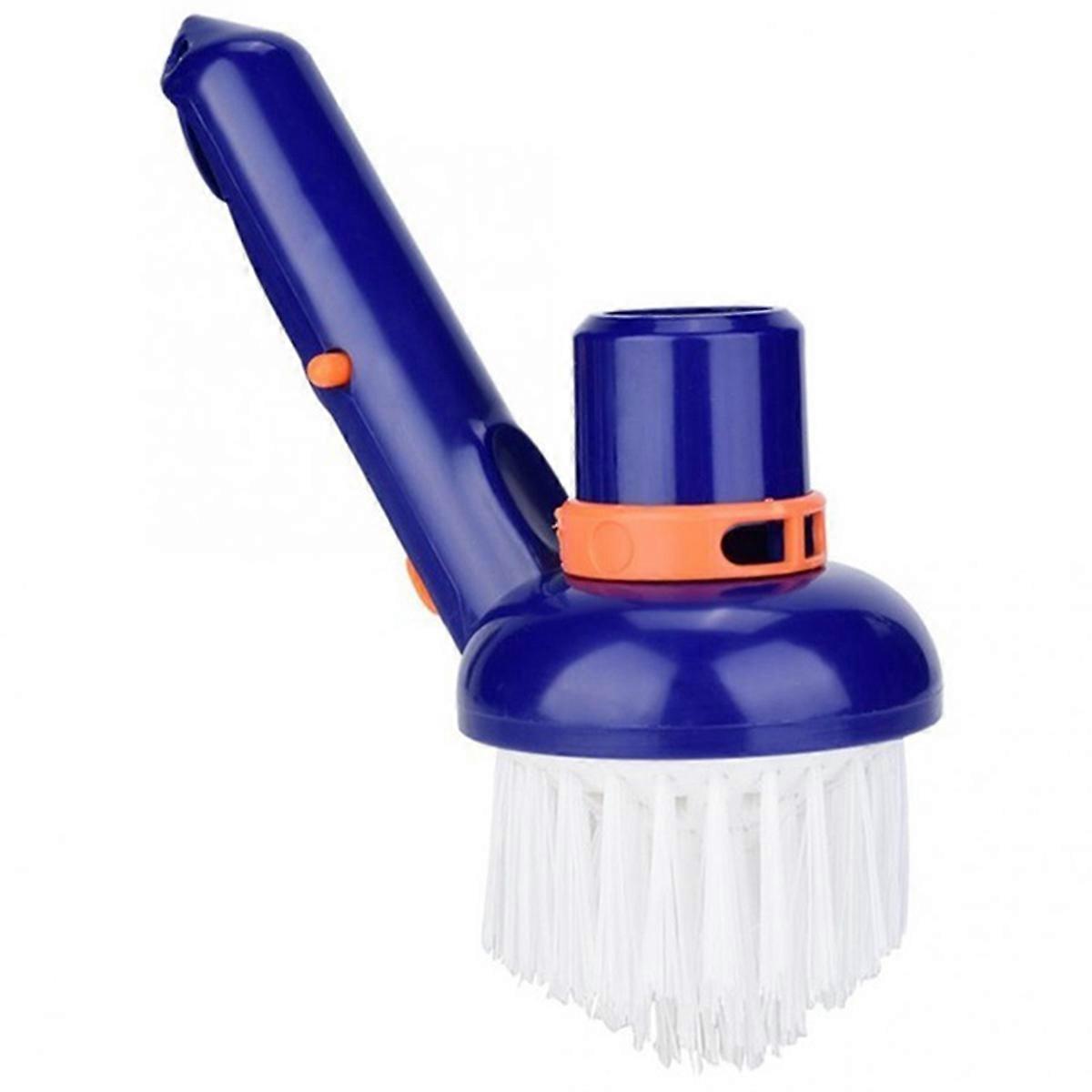 Corner Vacuum Brush with Adjustable Ring, Connects to 1 1/2Inch Hoses and 1 1/4Inch Telescopic Pole