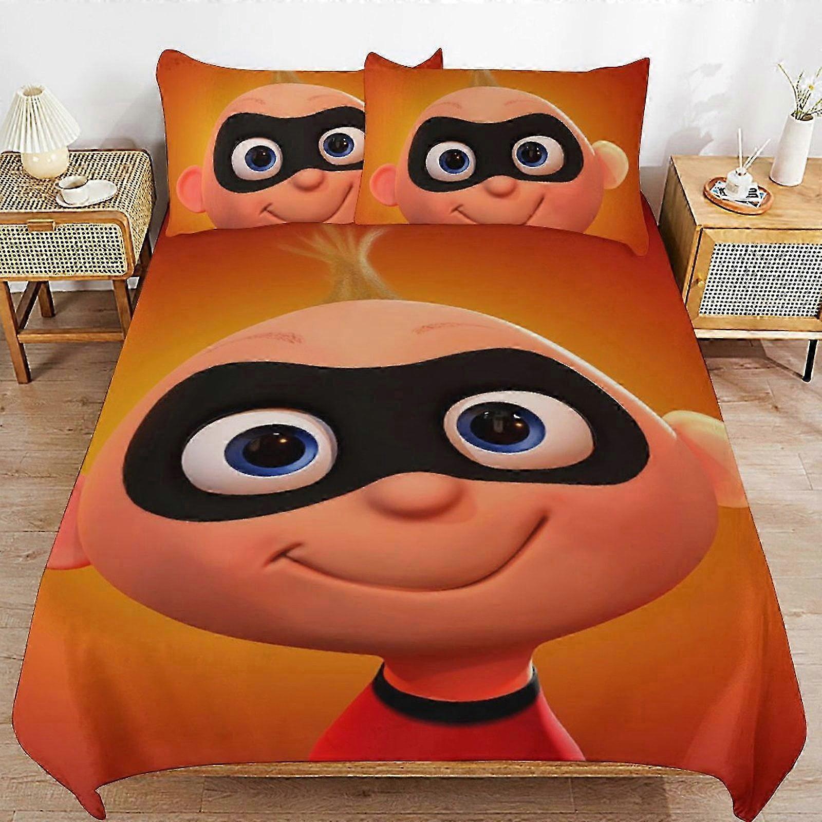 Εξαιρετικά μαλακό φιλικό προς το δέρμα παπλωματοθήκη σετ κλινοσκεπασμάτων 3 τεμαχίων για αγόρια, χαριτωμένο πάπλωμα για παιδιά