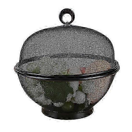 Obstkorb mit großem Fassungsvermögen und Deckel, flugsichere Obstschale, leicht zu reinigen
