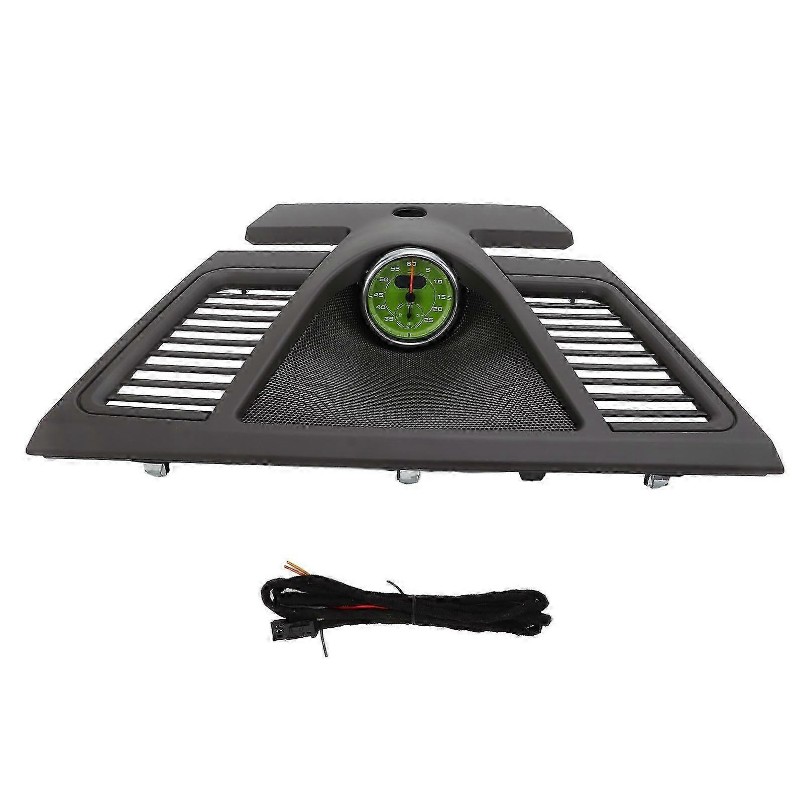 Dashboard Clock Display Surround Trim 970 552 151 01 6w0 With Green Stopwatch Replacement For Panamera 2010?2016 Agate Grey