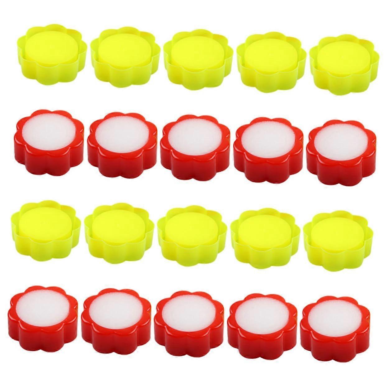 20-Pack Desktop Finger Moistening Device for Money Counting Soft Finger Moistener for Office Workers and Bank Employees