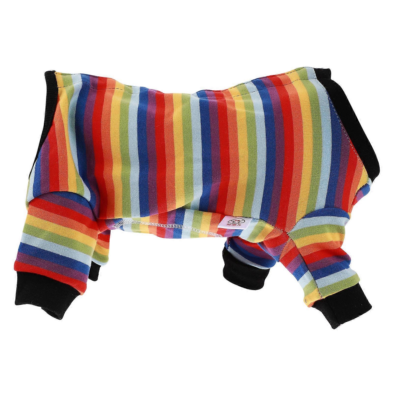 Dog Surgical Suit for Pet Made of Cotton Easy to Wear Fits Skin Protects from Licking 7.5 Inches