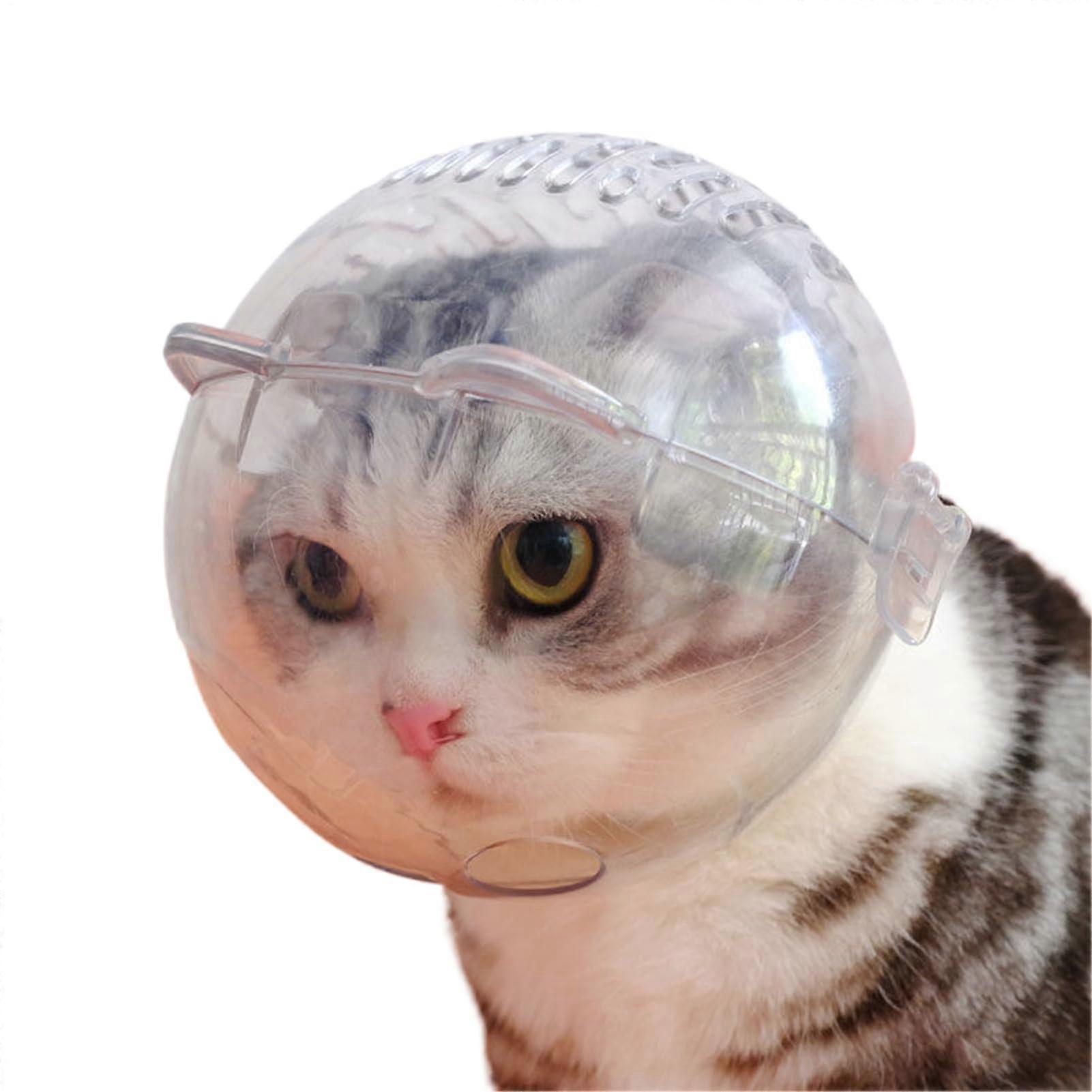 Cat Astronaut Muzzle Multipurpose Kitten Hood Comfortable for Pet Grooming