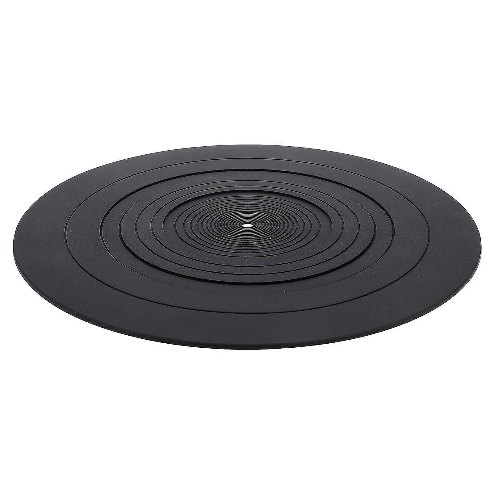 Turntable Mat for Vinyl Records Shock Absorption Anti-Static Cushion 29.5X29.5CM Round 1Set