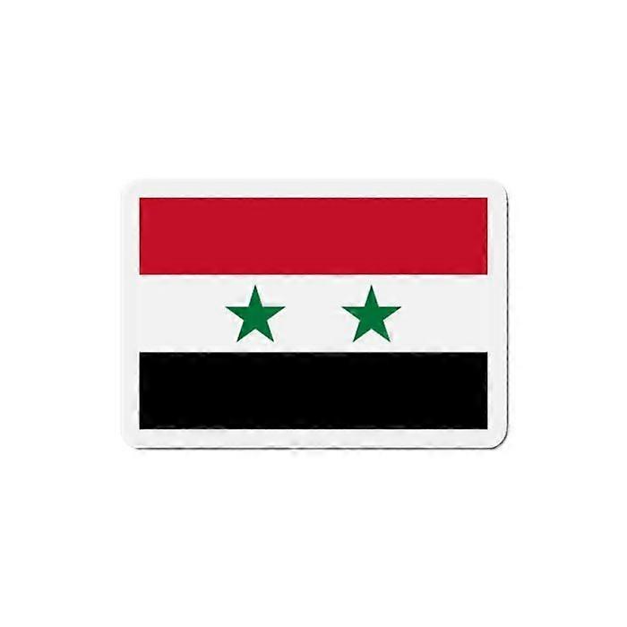 Syria Flag Magnet - Multicolored - 9 cm - 50 pieces - Synthetic resin - Mixed