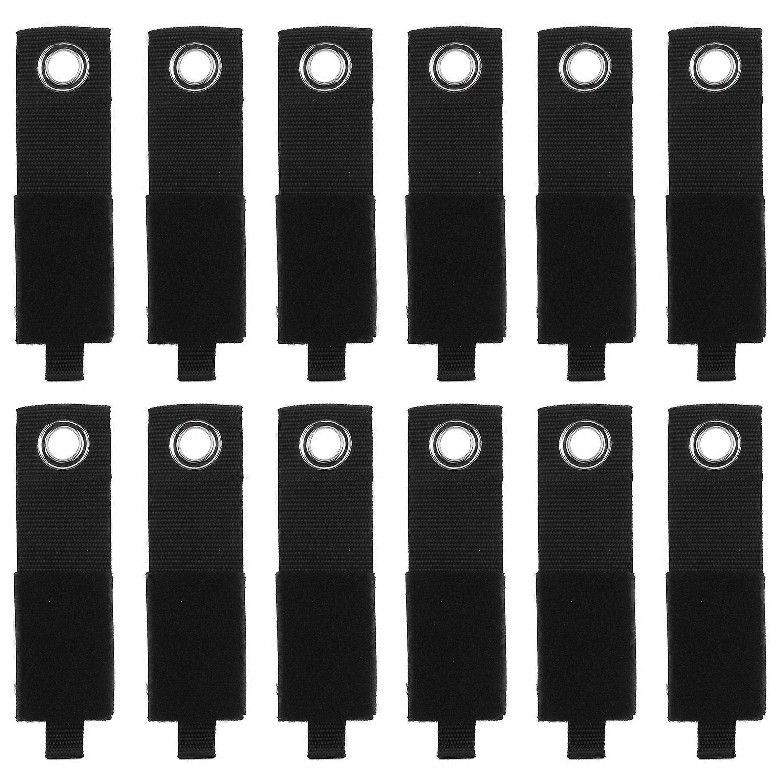 12PCS Heavy Duty Cable Storage Straps Extension Cord Holder Hook Loop Organizer Hanger