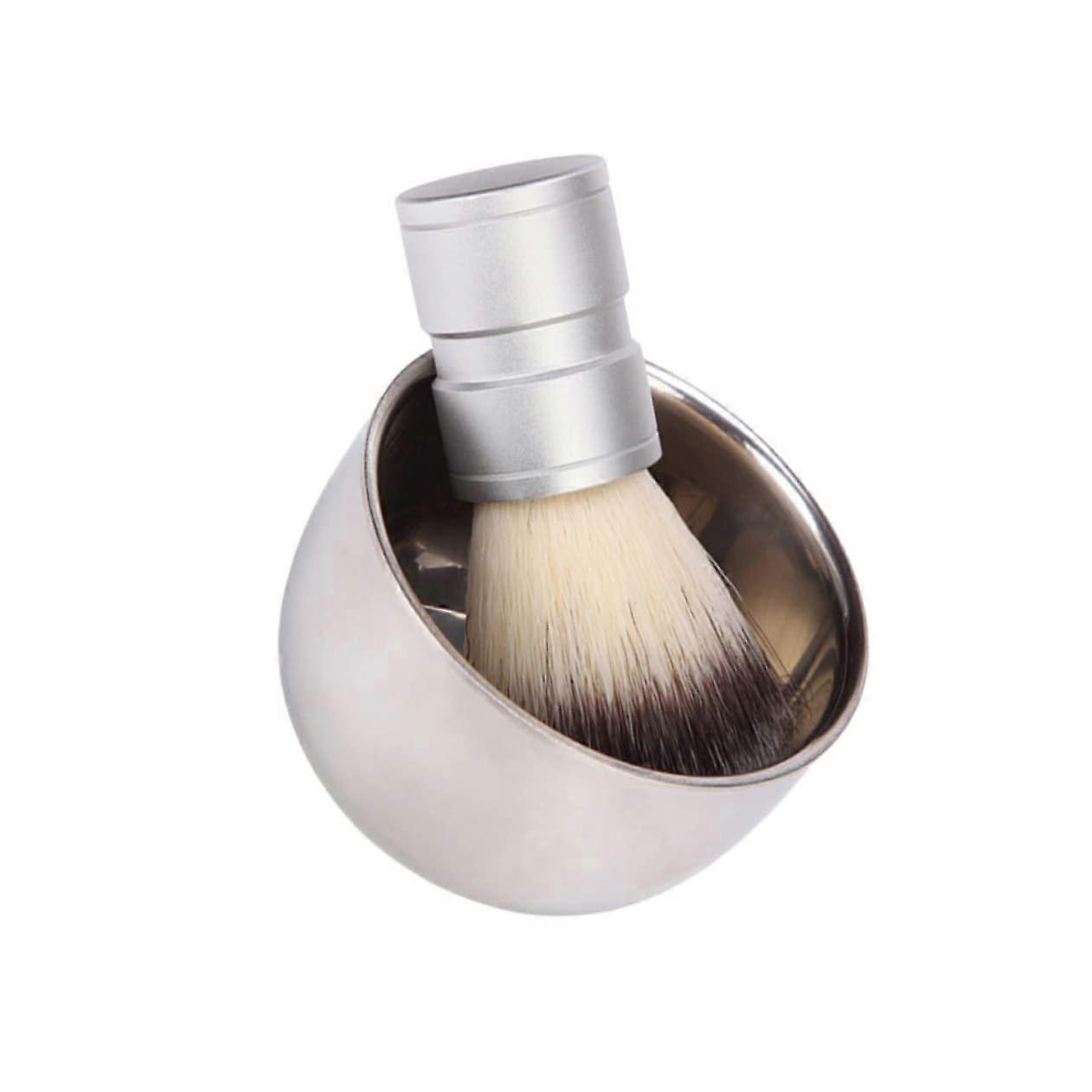 quality shaving set for men, shaving brush and soap dish, durable and easy to maintain for classic wet shaving at home or salon.