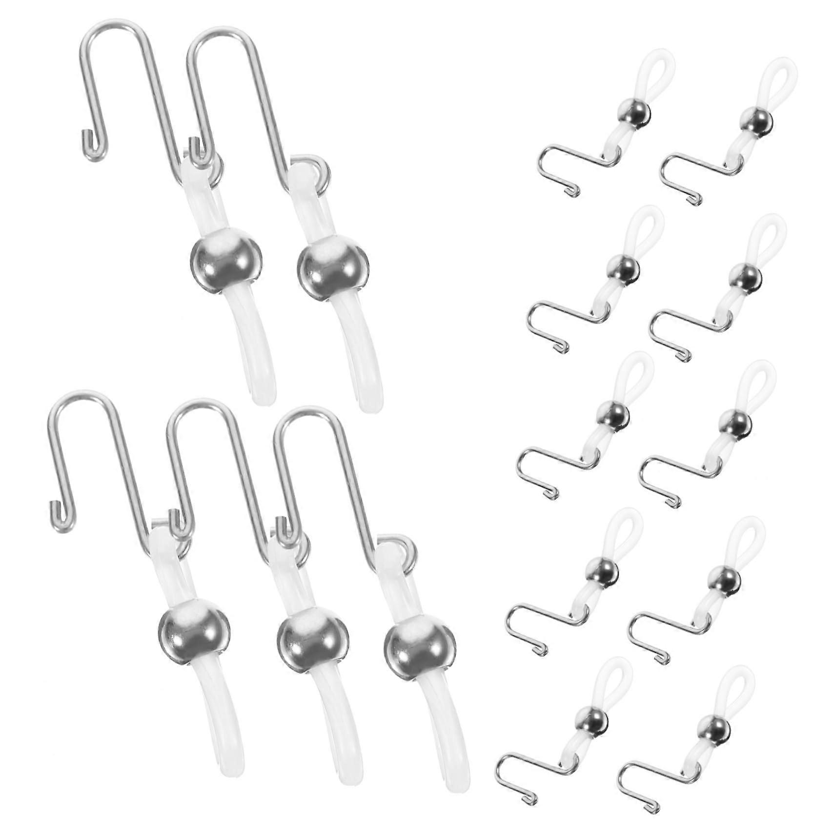 Zip Slider 15 Pieces Zip Jeans Upper for Extension Zipper Pulls Replacement of Clip Hook Trousers Accessories Locator Tool Metal
