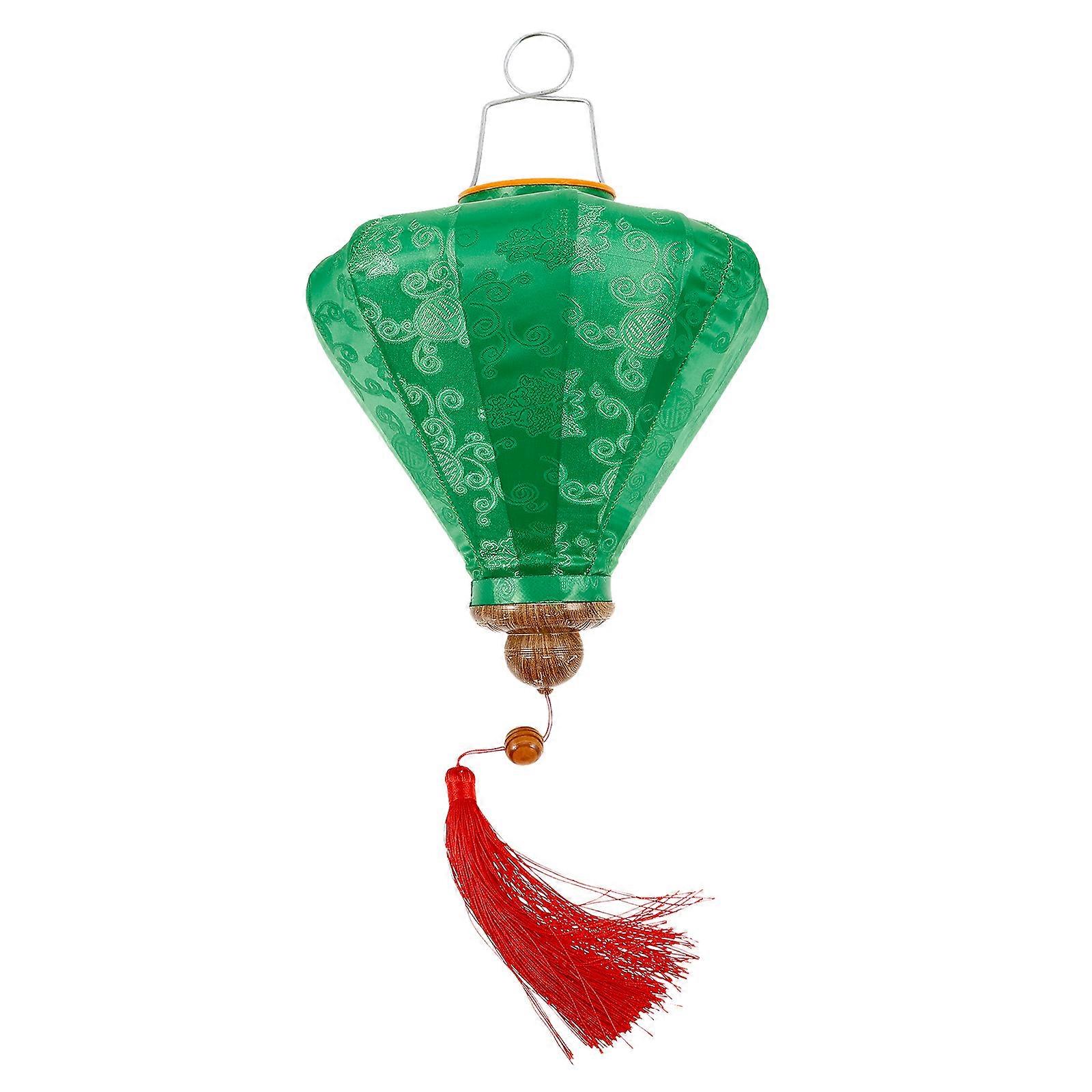 Hanging Lantern Vietnamese Lantern Decor Teardrop Shape Flocking Cloth Diffusion 1Pack