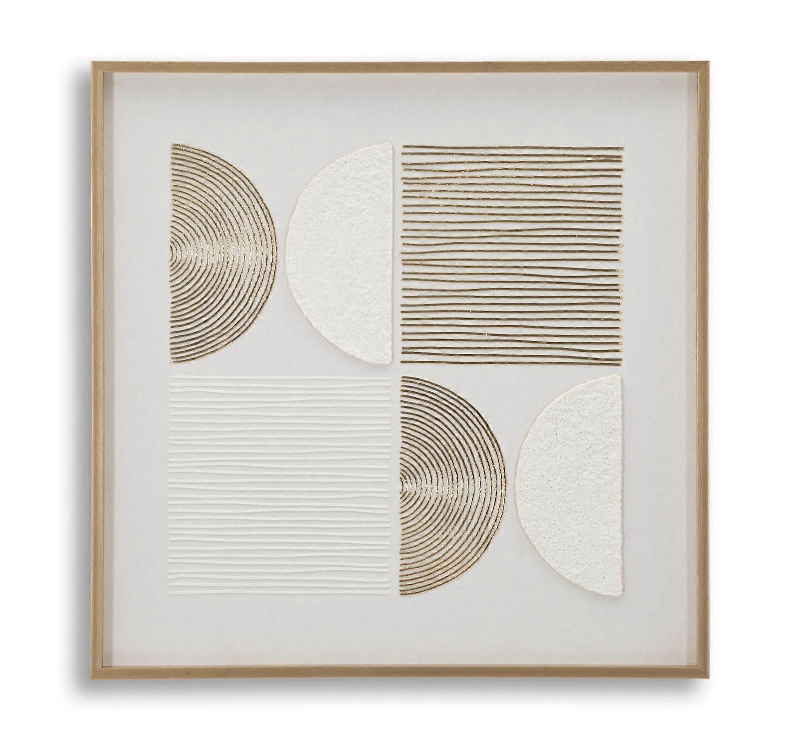 ABSTRAC CANVAS PAINTING WITH FRAME -B- CM 60x3x60