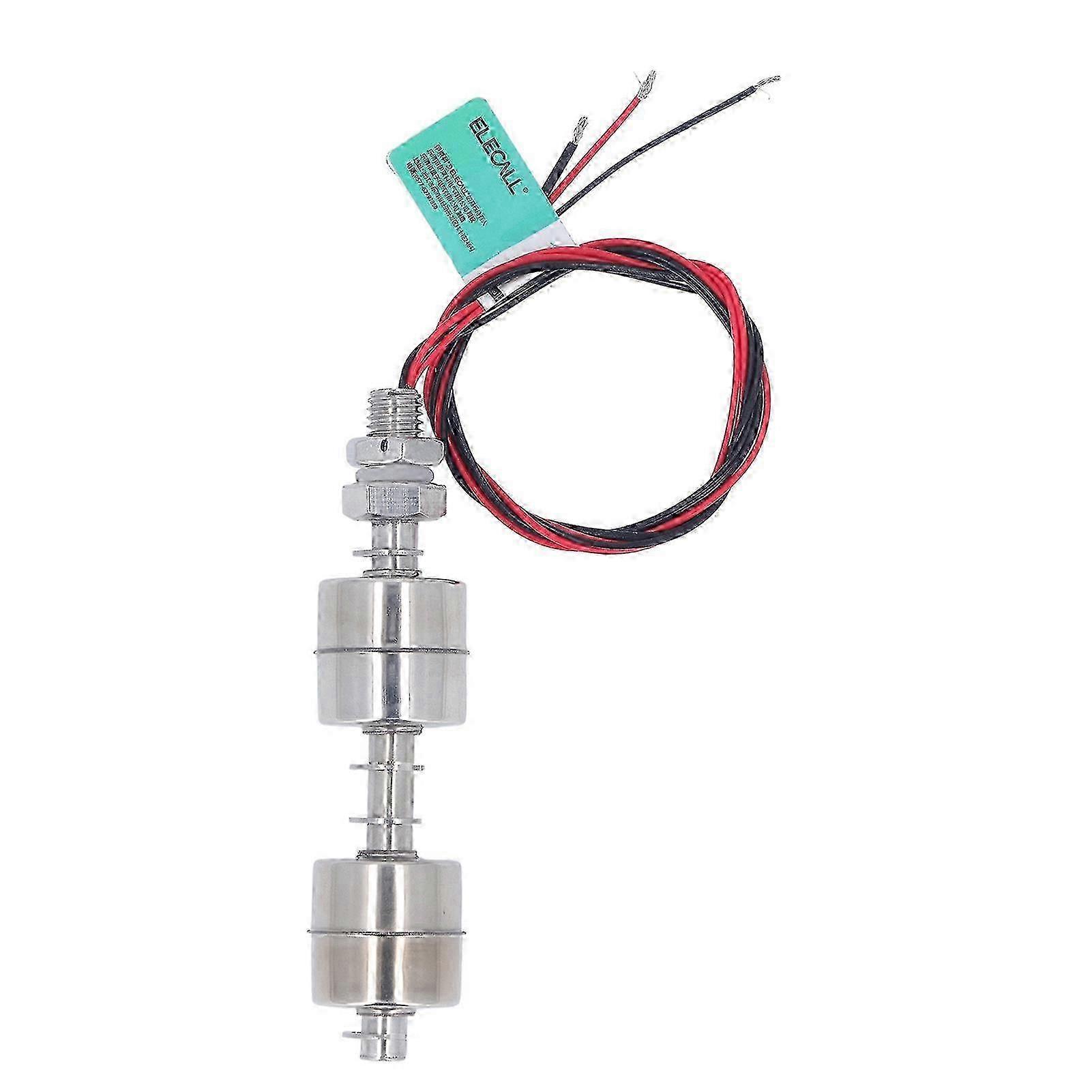 100mm Stainless Steel Dual Ball Float Switch: Liquid Water Level Controller Sensor (0-220V)