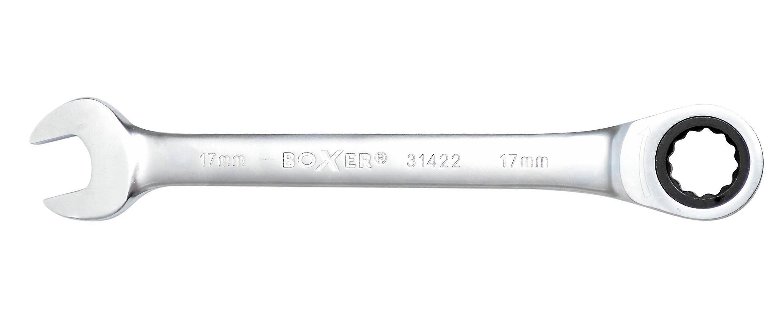 Combination Spanner with Ratchet 17mm Chrome Vanadium