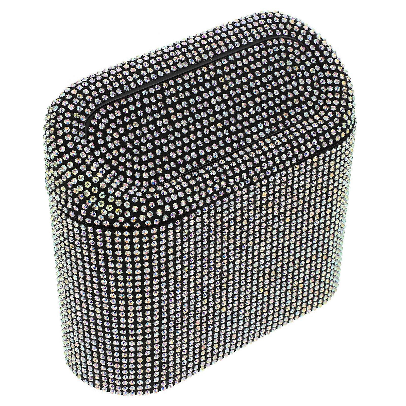 Bling Design Car Trash Can Accessories in Blue Made of Durable Plastic for Car Use Small Size