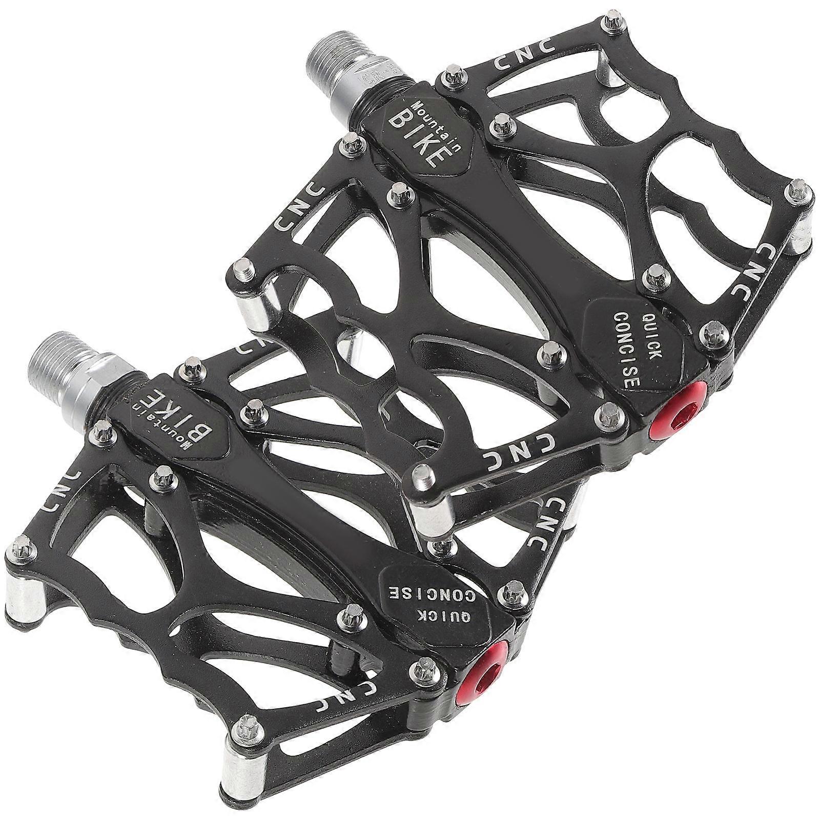 Cycling Bike Pedals Practical Safe Driving Nylon Fiber Rectangular For Cyclists Road Cycling 4.9×3.9×0.6in 1 Pair