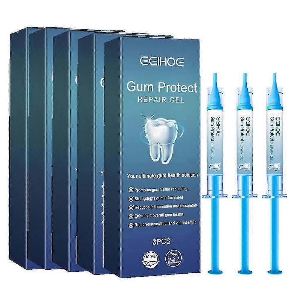 3/6/9/12 / 15pcs EELHOEガムリペアジェル強化白化歯の汚れの除去歯肉炎症後退口臭プロテクトオーラルジェル