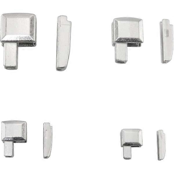 Zipper Stops 16set White Gold Metal Zipper Stop Slider Stops #3/#5/#8/#10 Zipper Stops Boxes And Zipper Insert Pins