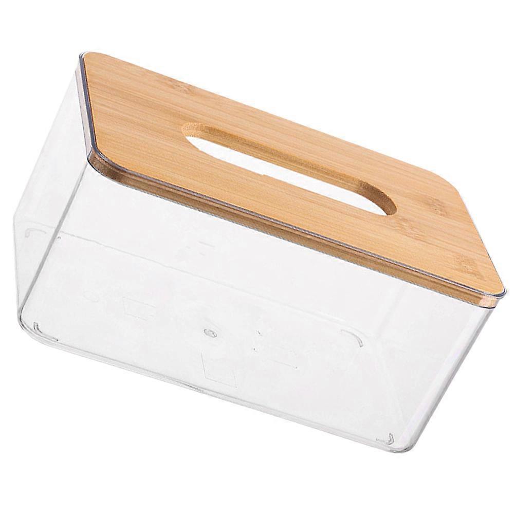 Rectangular Wooden Napkin Holder with Smooth Edges and Stable Base – Tissue Box Cover for Kitchen, Dining Table, Cafe, and Bar